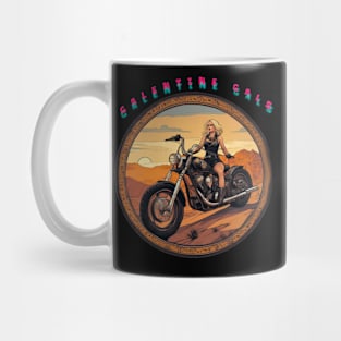 Galentines gal sunset desert ride Mug